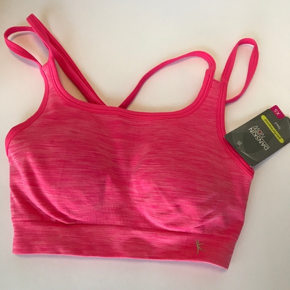 Danskin Now Active Pink Womens Sports Bra - Picture 6 of 6